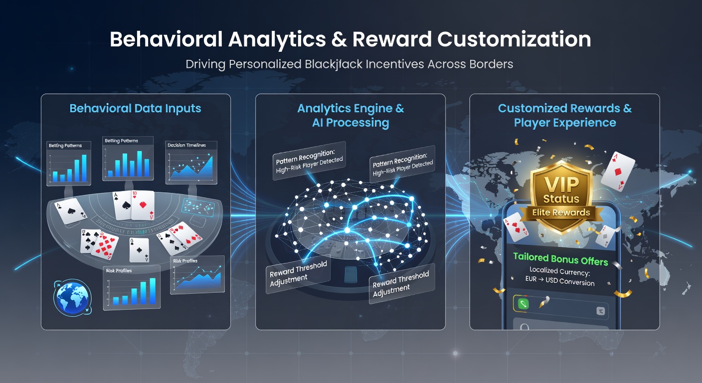 Behavioral analytics dashboard showing player patterns in digital blackjack environments