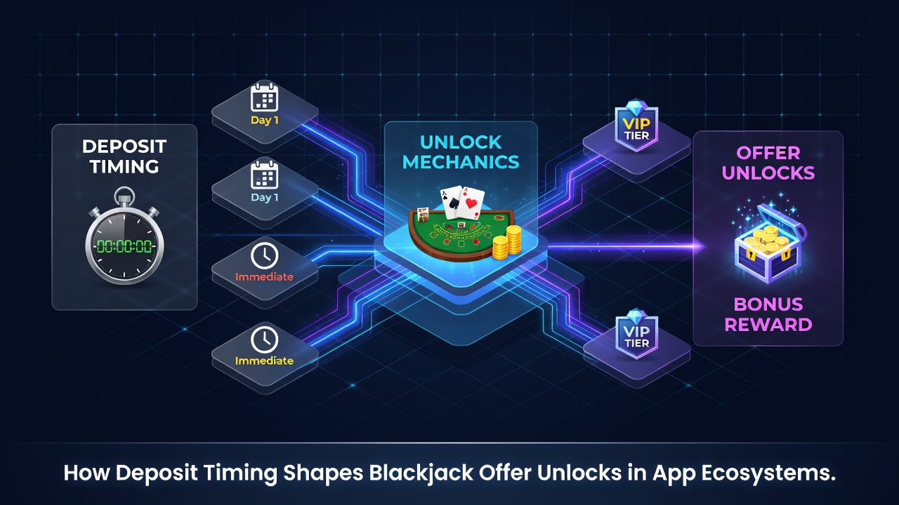 Data visualization of deposit timing correlations with blackjack bonus unlocks across different time zones