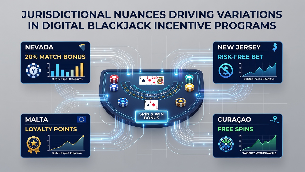 Comparison chart of blackjack bonus structures under various international regulations